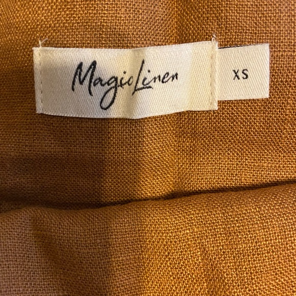 Magic Linen Wrap Skirt - Picture 2 of 3